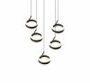 Lampa wisząca LED okrągła wielopunktowa designerska nowoczesna ściemnialna dekoracyjna DIOS 331430532 Trio